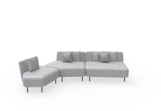 Freeform 3-Seater Outdoor Sofa